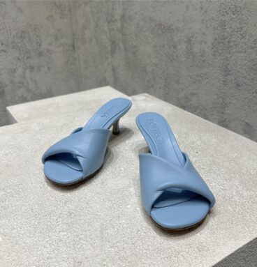 Bottega Veneta kitten heel sandals replica designer shoes