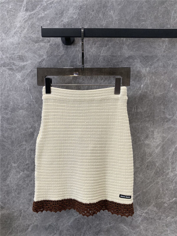 miumiu crochet knitted skirt replicas clothes