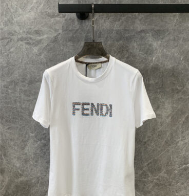 Fendi round neck short sleeve T-shirt replica clothes