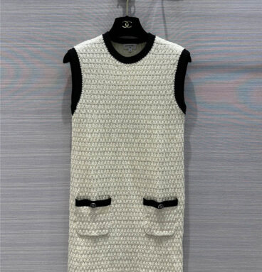 Chanel embossed woven vest dress replica clothes