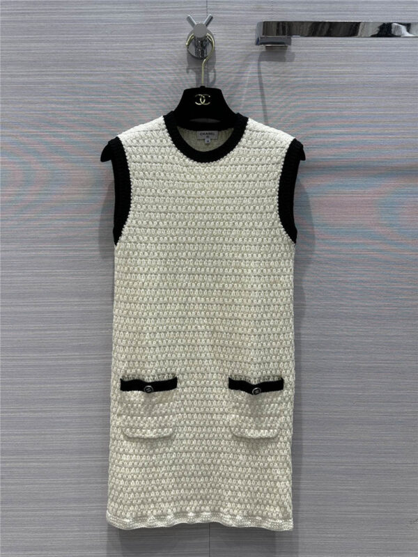 Chanel embossed woven vest dress replica clothes