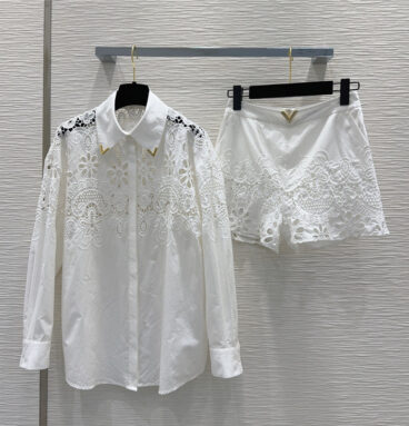 valentino light luxury shirt set replica clothing sites