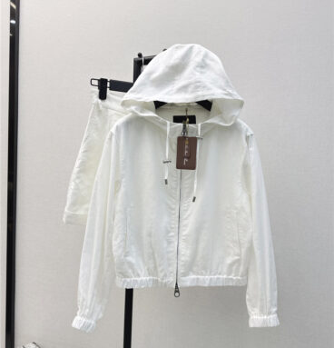 loro piana hooded jacket + shorts set replica clothing sites