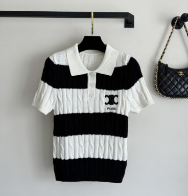 celine new knitted short sleeve replica clothing sites