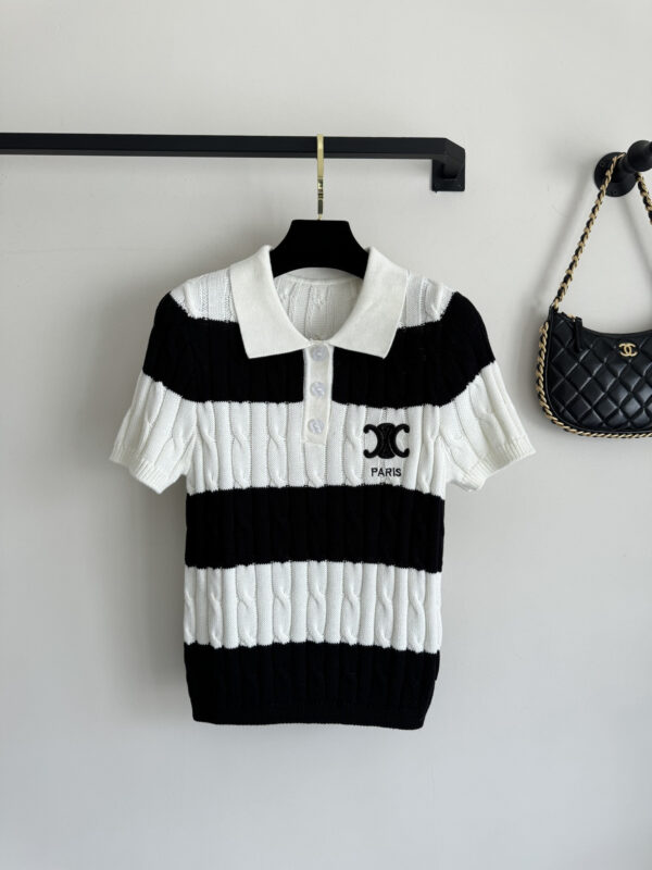 celine new knitted short sleeve replica clothing sites