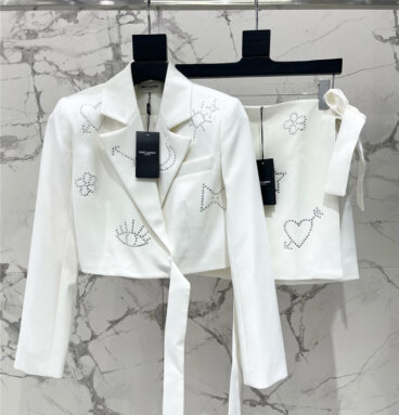 YSL hot diamond suit replica clothing sites