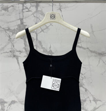 loewe embroidered logo camisole replicas clothes