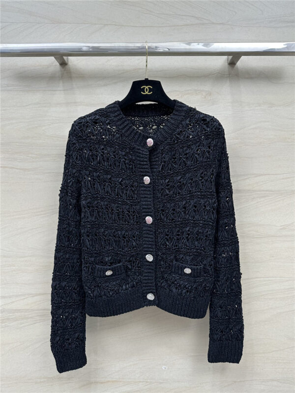 Chanel hand-crocheted cardigan replicas clothes