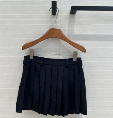 miumiu silk jacquard short pleated skirt replicas clothes