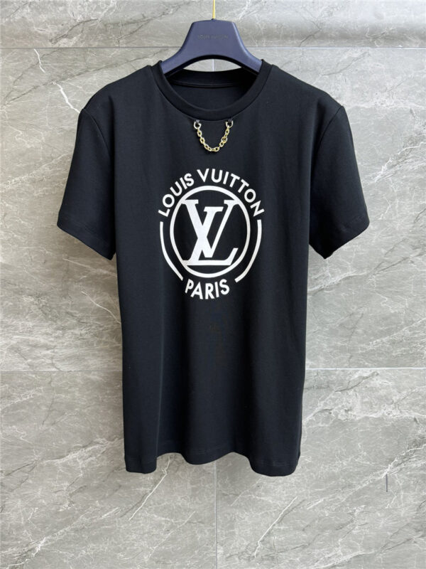 louis vuitton LV printed logo T-shirt replica designer clothes