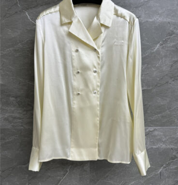 Chanel satin silk shirt replica d&g clothing