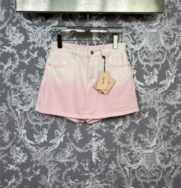 miumiu new denim shorts replica clothing sites