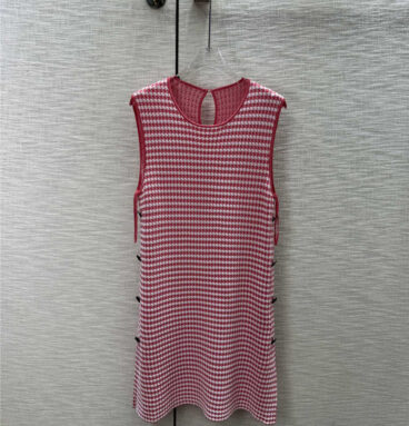 dior houndstooth sleeveless knit dress replica clothing sites