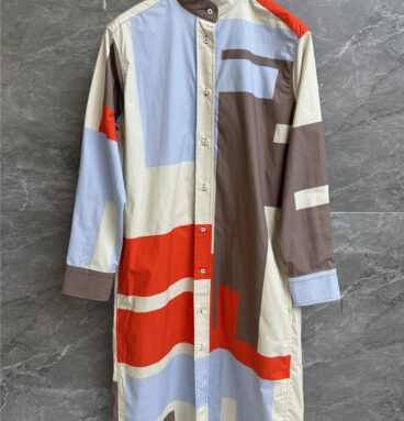 Fendi colorblock shirt dress replica designer clothes