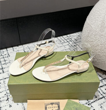 gucci small letter logo sandals margiela replica shoes
