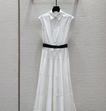MaxMara plain sleeveless dress replica d&g clothing