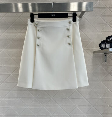 dior double row A-line mini skirt cheap replica designer clothes