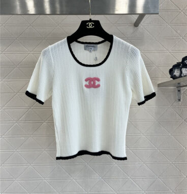 Chanel crew neck knit short sleeve replica clothing sites