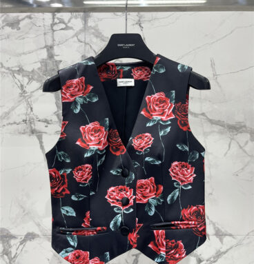 YSL new acetate vest replicas clothes