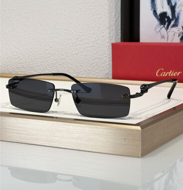 Cartier luxury small frame sunglasses
