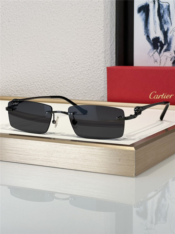 Cartier luxury small frame sunglasses