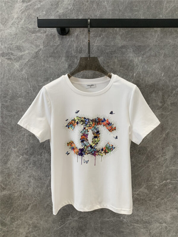 Chanel round neck short sleeve T-shirt replicas clothes