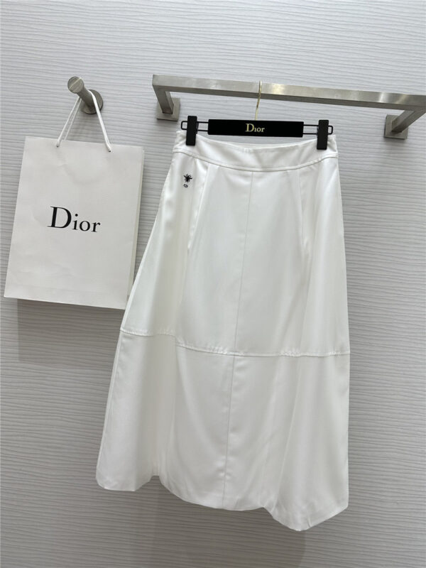 Dior bee embroidery umbrella skirt replicas clothes