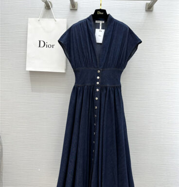 dior original color denim dress replica clothing sites
