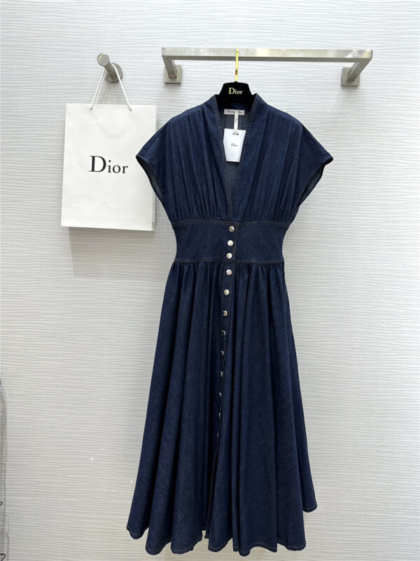 dior original color denim dress replica clothing sites