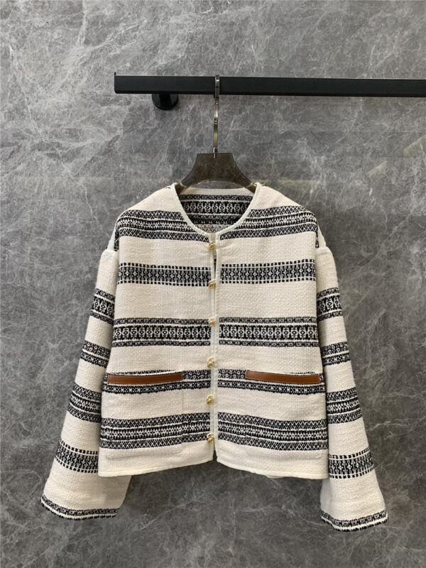 celine striped cardigan jacket replica d&g clothing