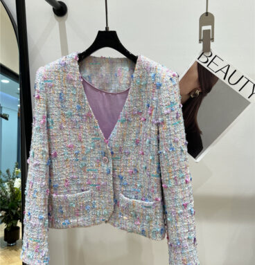 Chanel new white coat replica designer clothes