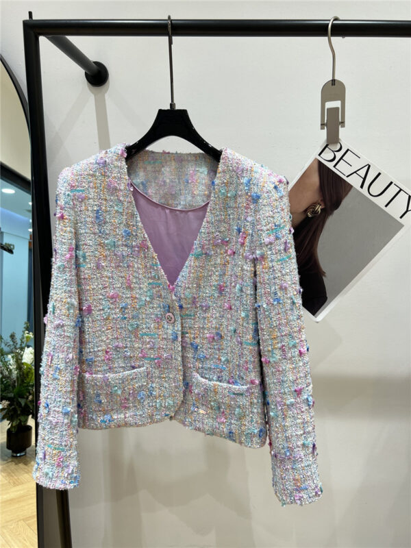 Chanel new white coat replica designer clothes
