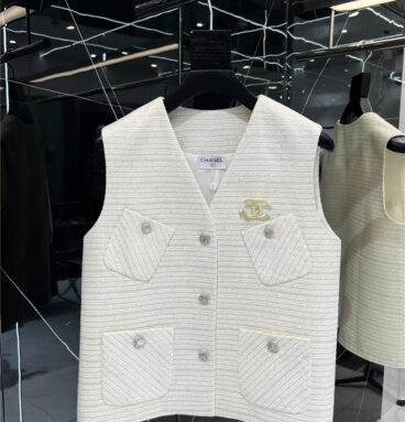 Chanel tweed vest replica d&g clothing