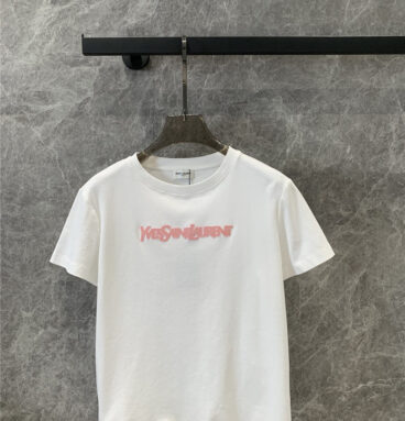 YSL crew neck short sleeve T-shirt replica d&g clothing