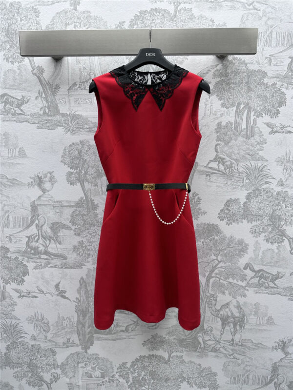 dior Tanabata belted vest dress replica d&g clothing