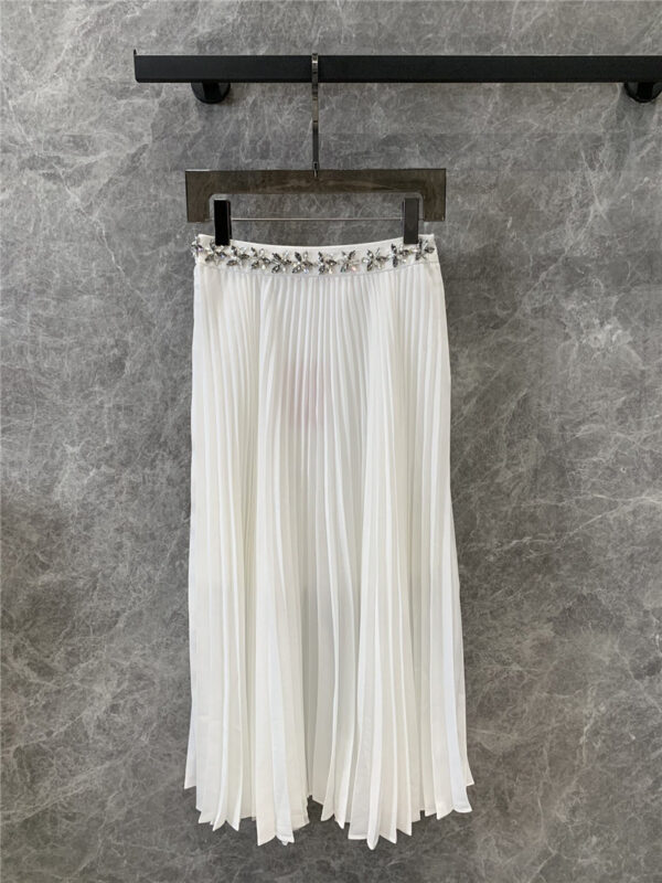 valentino rhinestone pleated skirt cheap replica designer clothes