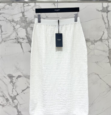 Fendi jacquard high waist hip skirt replica designer clothes