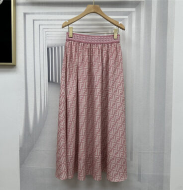 fendi pink high waist skirt replicas clothes