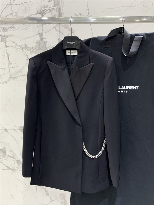 YSL wool chain suit replica clothing sites