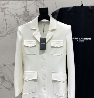 YSL four-pocket knitted jacket replica d&g clothing